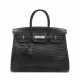 A MATTE GRAPHITE NILOTICUS CROCODILE BIRKIN 35 WITH PALLADIUM HARDWARE - photo 1