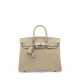 A LIMITED EDITION TRENCH & BOUGAINVILLIER TOGO LEATHER VERSO BIRKIN 25 WITH PALLADIUM HARDWARE - photo 1