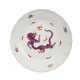 MEISSEN large wall plate 'Ming dragon purple', 2nd choice, 20th c. - фото 1