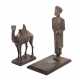 2 fine bronzes: oriental and camel: - Foto 1
