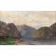 NIELSEN, CARL (1848-1904), "Fjord Landscape", 1900, - Foto 1