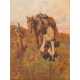 ROLLAND, Giulio, ATTRIBUED (1859-1913), "Cossack standing beside his horse", - Foto 1