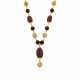 VAN CLEEF & ARPELS SNAKEWOOD AND GOLD NECKLACE - photo 1