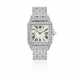 CARTIER DIAMOND 'SANTOS DEMOISELLE' WRISTWATCH - фото 1