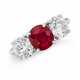 RUBY AND DIAMOND RING - фото 1