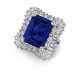 SAPPHIRE AND DIAMOND RING - Foto 1