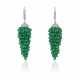 NO RESERVE | EMERALD AND DIAMOND EARRINGS - Foto 1