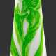 Vase mit geschnittenem Schwertlilien-Dekor von Muller Frères - photo 1