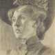 PUTZ, LEO. Bildnis einer Dame mit Hut - фото 1