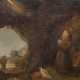 NIEDERLANDE 17. Jahrhundert. Betender Mönch in einer Felshöhle - фото 1