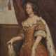 Unbekannt 17. Jahrhundert. Bildnis einer adeligen Dame mit Hund - Foto 1