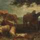 Beich, Franz Joachim, zugeschrieben. Hirte mit Vieh am Wasser - Ruhender Hirte mit Vieh - Foto 1