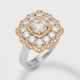 Eleganter Entourage-Ring mit Brillanten - photo 1