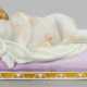 Seltene Figur "Schlafendes Kind auf Bettchen" - Foto 1