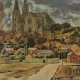 Peiner, Werner. Blick auf die Kathedrale von Chartres - Foto 1