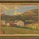 WILHELM RUPPRECHT, "Landschaft in Graubünden/Österreich", Öl auf Faserplatte, gerahmt, um 1930 - photo 1