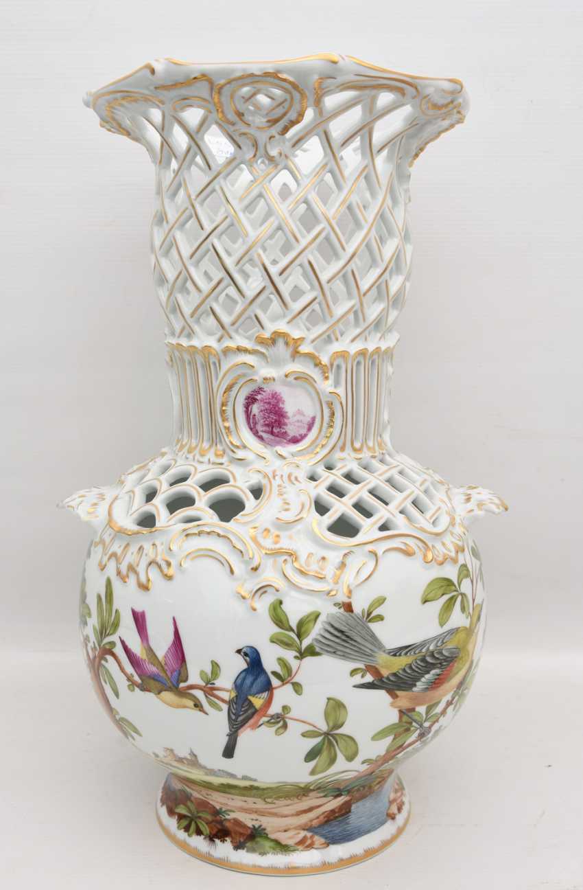 Lot 618 Ludwigsburg Porcelain Ornamental Vase In A - 