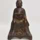 "HOFBEAMTER", Statuette mit Blattgold, China , späte- Ming-Dynastie - photo 1
