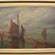 JEAN MÖHREN, Fischerboote an Küste, Öl auf Leinwand, gerahmt, signiert, 20. Jahrhundert - Foto 1
