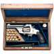 Smith & Wesson .38 Double Action 4th Model, vernickelt, im Kasten - Foto 1