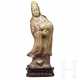 Überragende Jadestatue der Guanyin als Fischerpatronin, China, 20. Jhdt. - photo 1