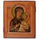 Ikone mit der Gottesmutter von Tichwin (Tichwinskaja), Russland, 19. Jhdt. - Foto 1