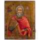 Große Ikone mit dem Heiligen Menas von Ägypten, Russland, Vetka, 19. Jhdt. - Foto 1