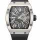 RICHARD MILLE. A RARE AND COVETED TITANIUM AUTOMATIC SEMI-SKELETONIZED WRISTWATCH WITH SWEEP CENTRE SECONDS AND DATE - фото 1