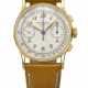 PATEK PHILIPPE. A RARE AND ATTRACTIVE 18K GOLD CHRONOGRAPH WRISTWATCH WITH BREGUET NUMERALS - Foto 1