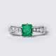 Smaragd-Diamant-Ring. - фото 1