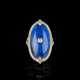 Lapislazuli-Brillant-Ring. - photo 1