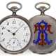 Taschenuhr: feines Ankerchronometer, Schuluhr Robert Tournaire, Uhrmacherschule Genf 1918 - Foto 1