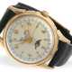 Armbanduhr: komplizierte vintage Herrenuhr, sog. "Triple-Date", Pink-Gold, Dom Watch Geneve, um 1950 - photo 1
