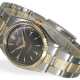 Armbanduhr: seltenes vintage Rolex Chronometer mit schwarzem Zifferblatt, Stahl/Gold, 50er-Jahre - Foto 1