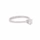 CHRISTIAN BAUER solitaire ring with diamond of approx. 0.56 ct, - фото 1