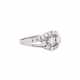 Ring with diamonds total ca. 1,15 ct, - photo 1