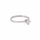Solitaire ring with diamond of approx. 0.45 ct, - фото 1