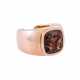 AL CORO ring with smoky quartz and diamonds of total approx. 0.5 ct, - фото 1