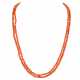 Set of 2 long coral necklaces - photo 1