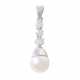 Pendant with pearl and diamonds - фото 1