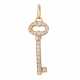 TIFFANY & CO pendant "Clé" with diamonds total approx. 0.1 ct, - фото 1