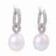 UTOPIA PEARLS Earrings with South Sea pearls and diamonds total approx. 0.4 ct, - Foto 1