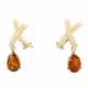 TIFFANY & CO by Paloma Picasso, earrings with citrine drops, - photo 1