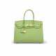 A VERT CRIQUET EPSOM LEATHER SELLIER BIRKIN 30 WITH GOLD HARDWARE - Foto 1
