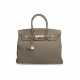 AN &#201;TOUPE TOGO LEATHER BIRKIN 35 WITH GOLD HARDWARE - photo 1