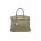 A SAUGE CL&#201;MENCE LEATHER BIRKIN 30 WITH GOLD HARDWARE - photo 1