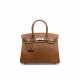 A RARE, MATTE FAUVE BAR&#201;NIA ALLIGATOR BIRKIN 30 WITH PALLADIUM HARDWARE - photo 1