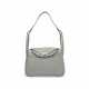 A GRIS PERLE EVERCOLOR LEATHER LINDY 26 WITH PALLADIUM HARDWARE - photo 1