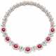 Oval ruby, round and navette diamon… - photo 1