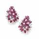 Pear shaped ruby, round and navette… - photo 1